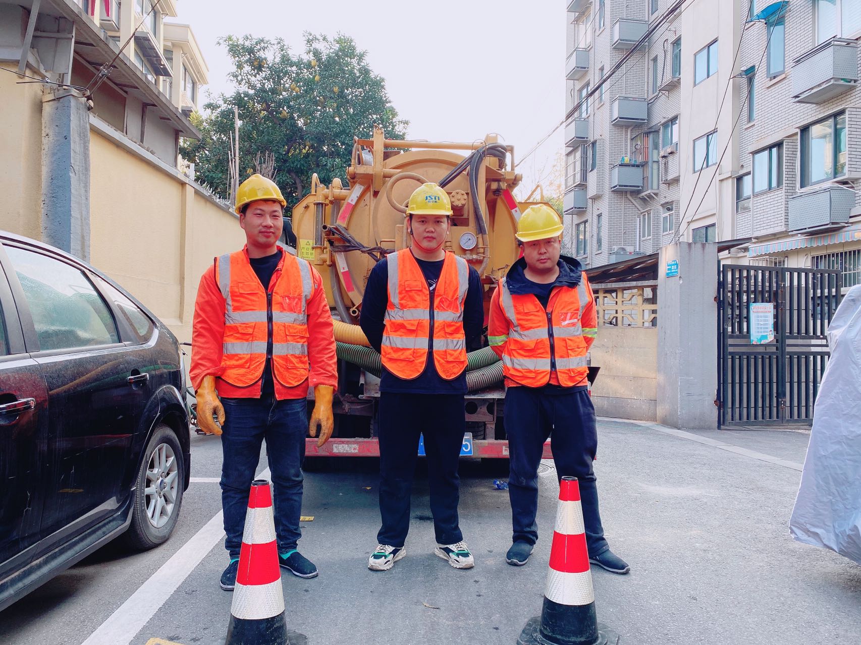 热河南路南京某小区管道清淤检测施工